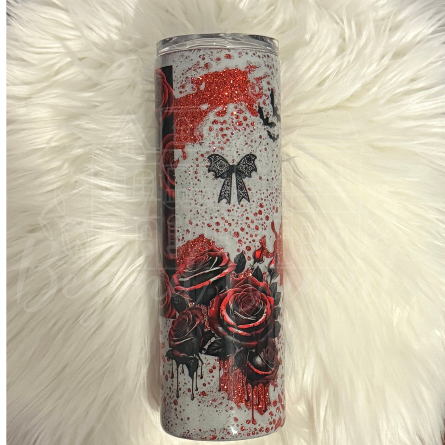 Bood Type: Human 30oz Vampire Glam Stainless Steel Tumbler