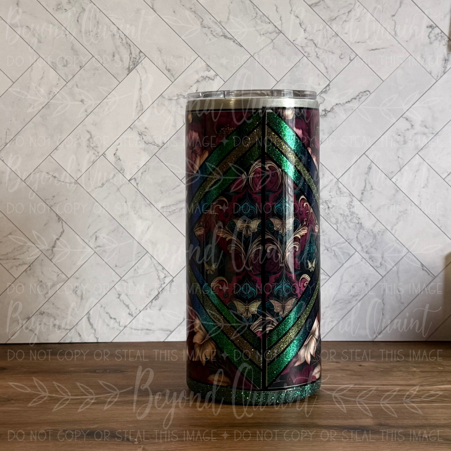 Emerald Florals 20oz Tumbler | Quaint Pink Collection