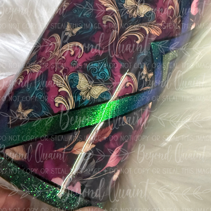 Emerald Enchantress Tumbler 20oz Stainless Steel Tumbler