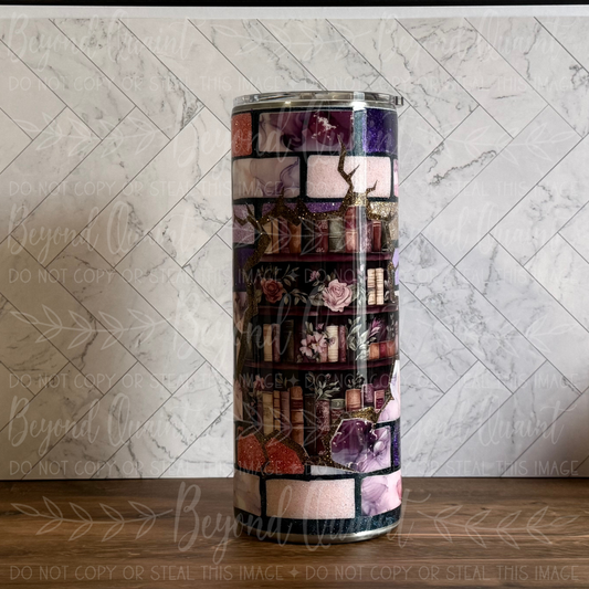 Break Through Library 20oz Tumbler | Quaint Pink Collection