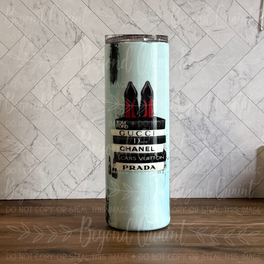 Red Bottoms & Fashion Books 20oz Tumbler | Fashionista Drinkware