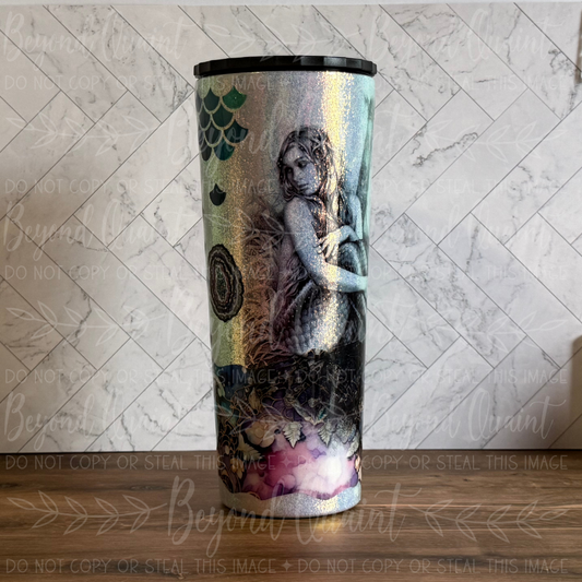 Mermaid Geodes 30oz Tapered Tumbler | Mermaid Collection