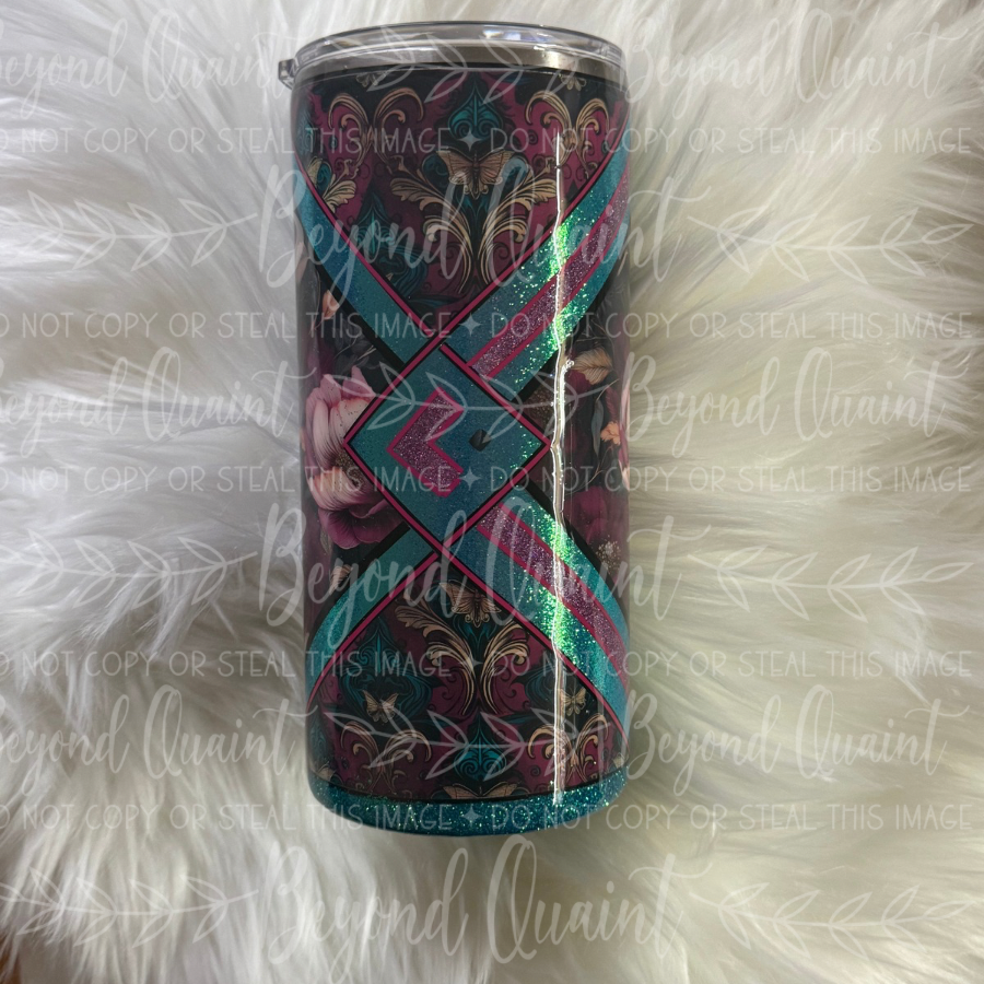 Teal Temptation 20oz Stainless Steel Tumbler