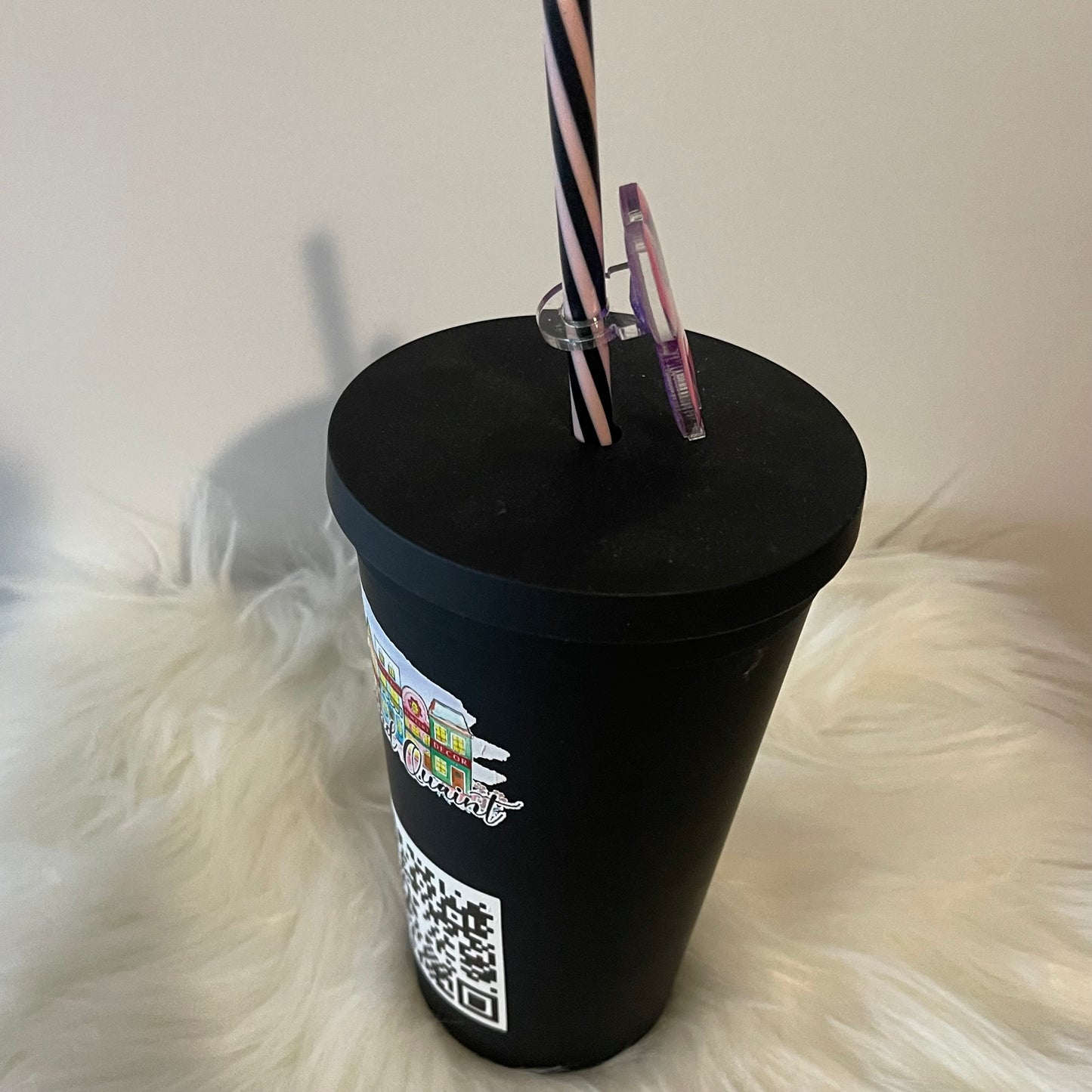 2” Acrylic Straw Toppers