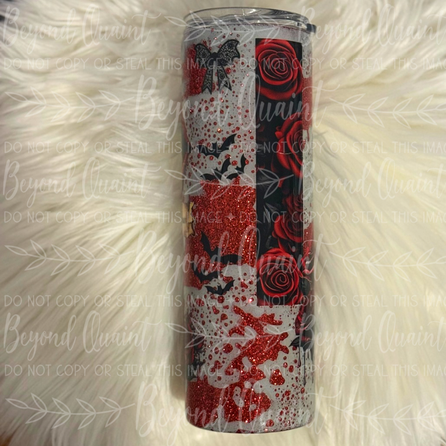 Bood Type: Human 30oz Vampire Glam Stainless Steel Tumbler