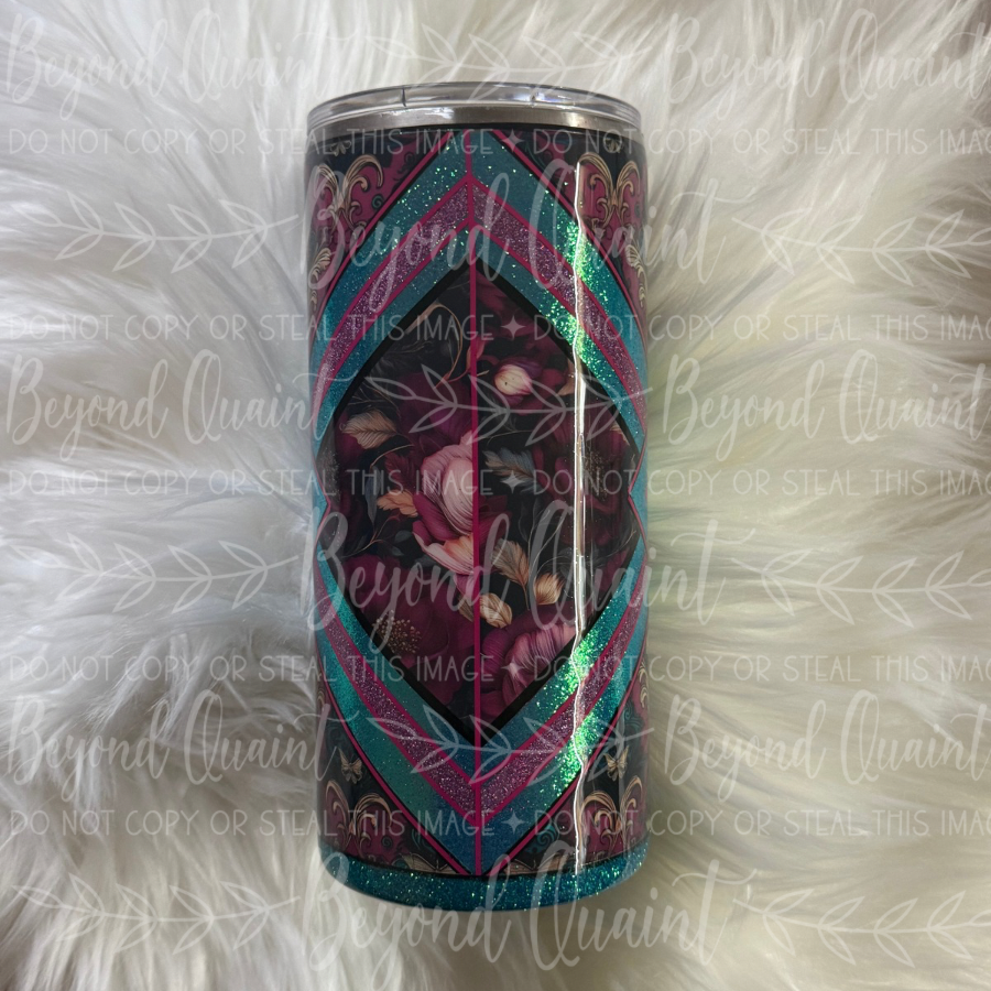 Teal Temptation 20oz Stainless Steel Tumbler