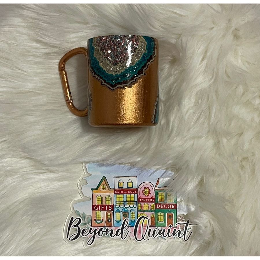 10 oz Custom Geode Camper Mug Stainless Steel Tumbler